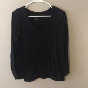 Black long sleeve shirt